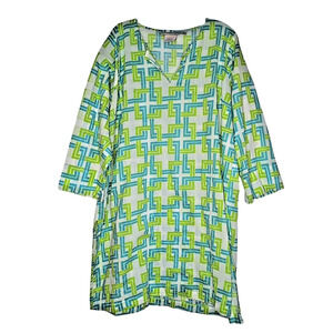 Gretchen Scott cotton tunic dress, size XXL/16, Casual, Resort, Weekend